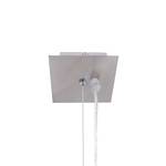 LED-hanglamp Harrington Kristalglas/roestvrij staal - 1 lichtbron