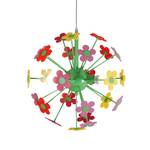 Pendelleuchte Flower Acrylglas / Edelstahl - 3-flammig