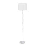 Lampadaire New York Coton / Acier inoxydable - 1 ampoule