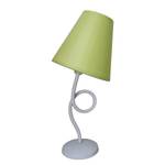 Lampe Colori Coton / Acier inoxydable - 1 ampoule - Blanc alpin / Vert pomme