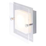 LED-wandlamp Edingburgh Plexiglas/roestvrij staal - 1 lichtbron