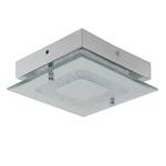 LED-plafondlamp Mirror Spiegelglas/roestvrij staal - 1 lichtbron