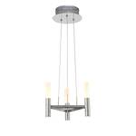 Suspension Castle Plexiglas / Acier inoxydable - 3 ampoules