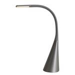 LED-Tischleuchte Alf IV Silikon / Edelstahl - 1-flammig - Silber