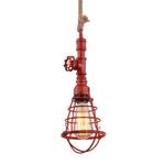 Hanglamp Regia Roestvrij staal - 1 lichtbron - Rood