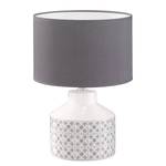 Lampe Öland II Tissu mélangé / Céramique - 1 ampoule - Gris