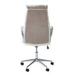 Fauteuil de bureau Austinmer Microfibre / Imitation cuir - Beige / Blanc