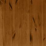 Wandtafel Bergen I Massief grenenhout - wit grenenhout/amberkleurig grenenhout - Breedte: 58 cm
