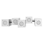 LED-Deckenleuchte Cubic Aluminium - 9-flammig