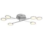 LED-wandlamp Harlie Plexiglas/staal - 6 lichtbronnen