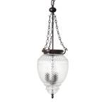 Suspension Lory Verre / Acier - 3 ampoules