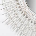 Wandspiegel Norsminde Rattan, lackiert - White Washed