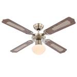 Deckenventilator Champion I Milchglas / Eisen - 1-flammig