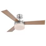 Deckenventilator Alana Milchglas / Eisen - 2-flammig