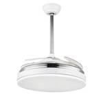 Plafonnier ventilateur Cabrera I Fer - 1 ampoule - Blanc