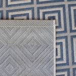 Tapis intérieur / extérieur Essinza I Fibres synthétiques - Gris pigeon - 140 x 200 cm