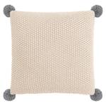 Housse de coussin Lisette Tissu - Ecru