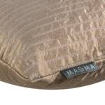 Housse de coussin Glamour Tissu mélangé - Caramel