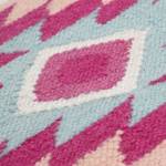 Wollen vloerkleed Turpan Textiel - crèmekleurig/cyclaam - 160 x 230 cm