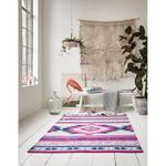 Wollteppich Turpan Textil - Creme / Cyclam - 130 x 190 cm