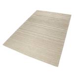 Tapis en laine Aurelia Kelim Tissu - Ivoire - Ivory