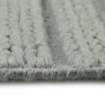 Tapis en laine Aurelia Kelim Tissu - Gris menthe - Gris menthe