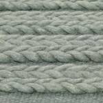 Wollteppich Aurelia Kelim Textil - Mintgrau - Mintgrau