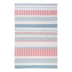 Wollteppich Pastella Textil - Babyblau / Lachs - 160 x 230 cm