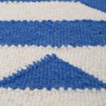 Laagpolig vloerkleed Mellow Textiel - blauw/wit - Blauw/wit