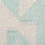 Laagpolig vloerkleed Mellow Textiel - munt/wit - Mintkleurig/wit