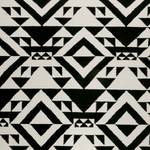 Tapis Mellow Tissu - Noir / blanc - Noir / Blanc