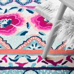 Wollteppich Pink Poppy Textil - Creme / Cyclam