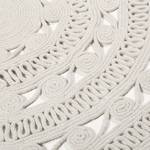 Kurzflorteppich Crochet Nature Textil - Vintage Weiß - Vintage Weiß