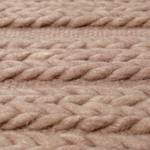 Tapis en laine Aurelia Kelim Tissu - Marron clair - Marron clair