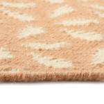 Wollen vloerkleed Hanno Kelim Textiel - beige - Beige - 80 x 200 cm