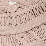 Laagpolig vloerkleed Crochet Nature Textiel - pastel abrikooskleurig - Pastel abrikoos