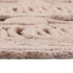 Tapis Crochet Nature Tissu - Abricot pastel - Couleur pastel abricot