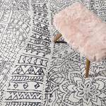 Wollen vloerkleed Cosmo Kelim Textiel - wit/zwart