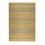 Tapis en laine Hudson Kelim Tissu - Jaune safran - Safran