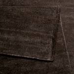Kurzflorteppich Maya Kelim Textil - Bisonbraun - Bisonbraun
