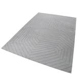 Tapis en laine Raban Tissu - Gris platine - Gris platine - 170 x 240 cm