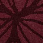 Wollteppich Oria Textil - Burgunderrot - Burgunderrot - 140 x 200 cm