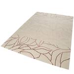 Wollteppich Tenya Textil - Karminrot - Karminrot - 170 x 240 cm