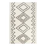 Tapis épais Yagour Fibres synthétiques - Blanc vintage - Blanc vintage - 160 x 225 cm