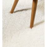 Hochflorteppich Toubkal Kunstfaser - Perlweiß - Perlweiß - 200 x 290 cm