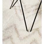 Tapis épais Yagour Fibres synthétiques - Blanc laine - Blanc laine - 160 x 225 cm