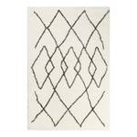 Tapis épais Afella Fibres synthétiques - Blanc vintage - Blanc vintage - 160 x 225 cm