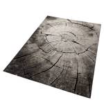 Laagpolig vloerkleed Wild Oak kunstvezels - crèmekleurig/grijs - 160 x 225 cm