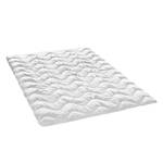 Surmatelas KiYDOO Basic Microfibre - Blanc - 200 x 200 cm - Couette toute-saison - Microfibre