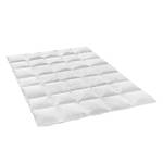 Duvet KiYDOO Basic Revêtement : Coton / Rembourrage : Duvet / Plumes - Blanc - 200 x 200 cm - Couette toute-saison